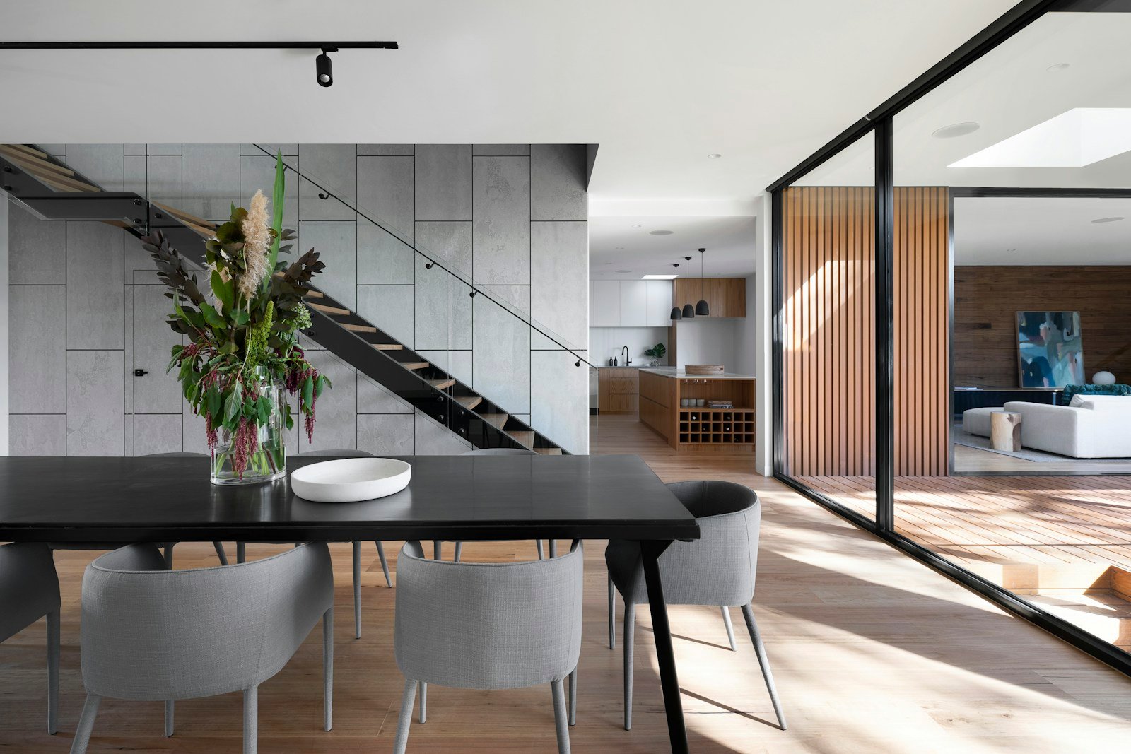 Mixing Wood, Stone, and Soft Textures